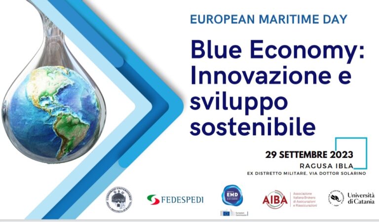 European Maritime Day, il 29 settembre a Ragusa il convegno “Blue Economy: Innovazione e Sviluppo Sostenibile”